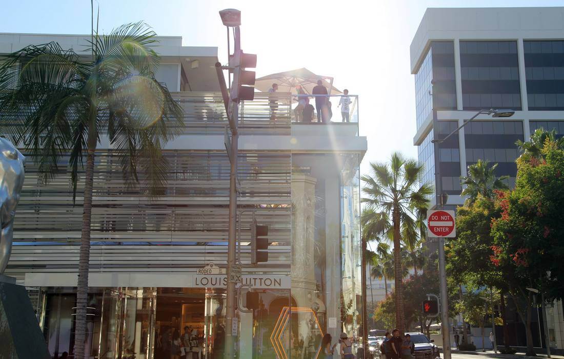 Rodeo drive, Los Angeles - photo by American Butler