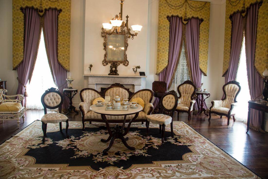Фото внутреннего убранства и комнаты на Плантации Ноттоуэй, Луизиана - American Butler