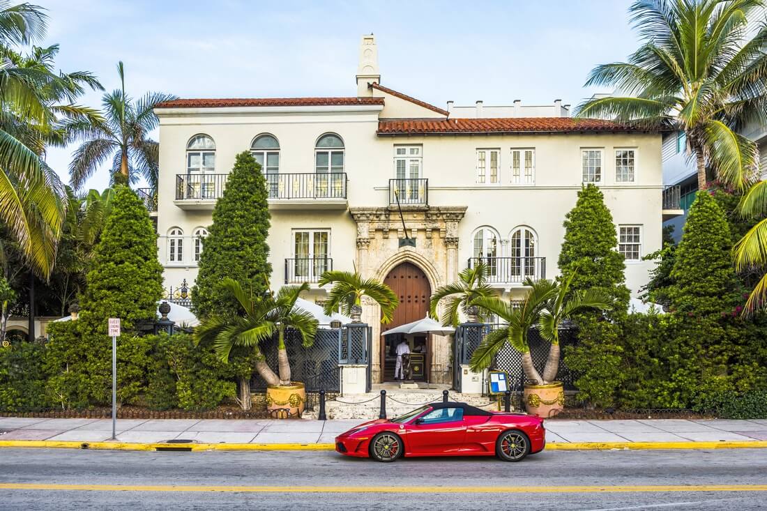 Villa Versace in Miami Beach - photo of the popular mansion - American Butler