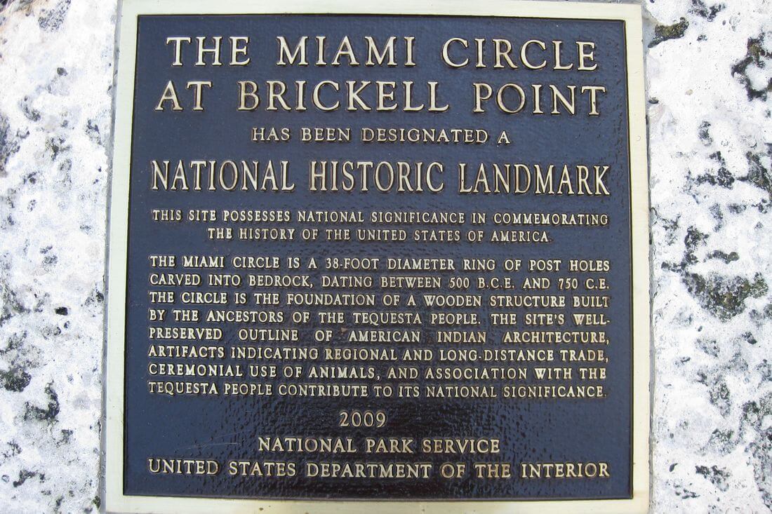 Mysterious Circle in Miami — photo Miami Circle — American Butler