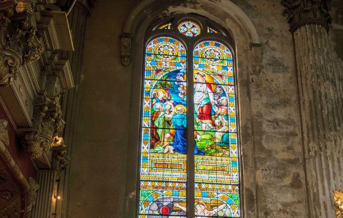 Church of St. Alphonsus, New Orleans - photo of stained glass windows in a church - American Butler