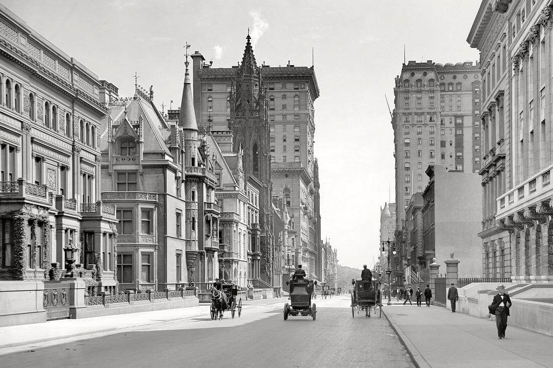Старое фото Пятой Авеню, Нью-Йорк - American Butler
