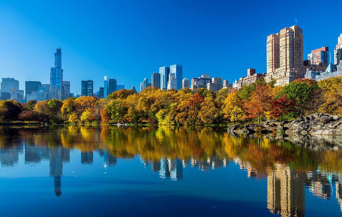 Важные достопримечательности города Нью-Йорк в США - фото Центрального парка - American Butler