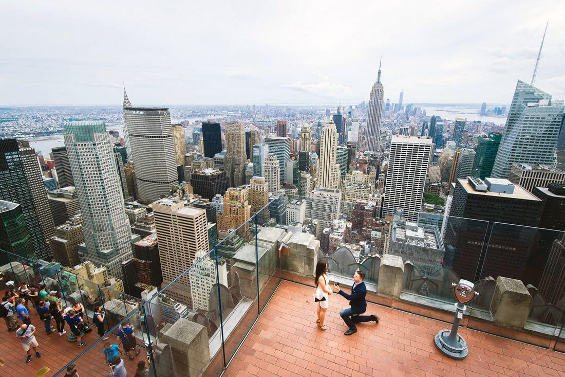 Top of the Rock - фото смотровой площадки в Рокфеллер-центре в городе Нью-Йорк - American Butler