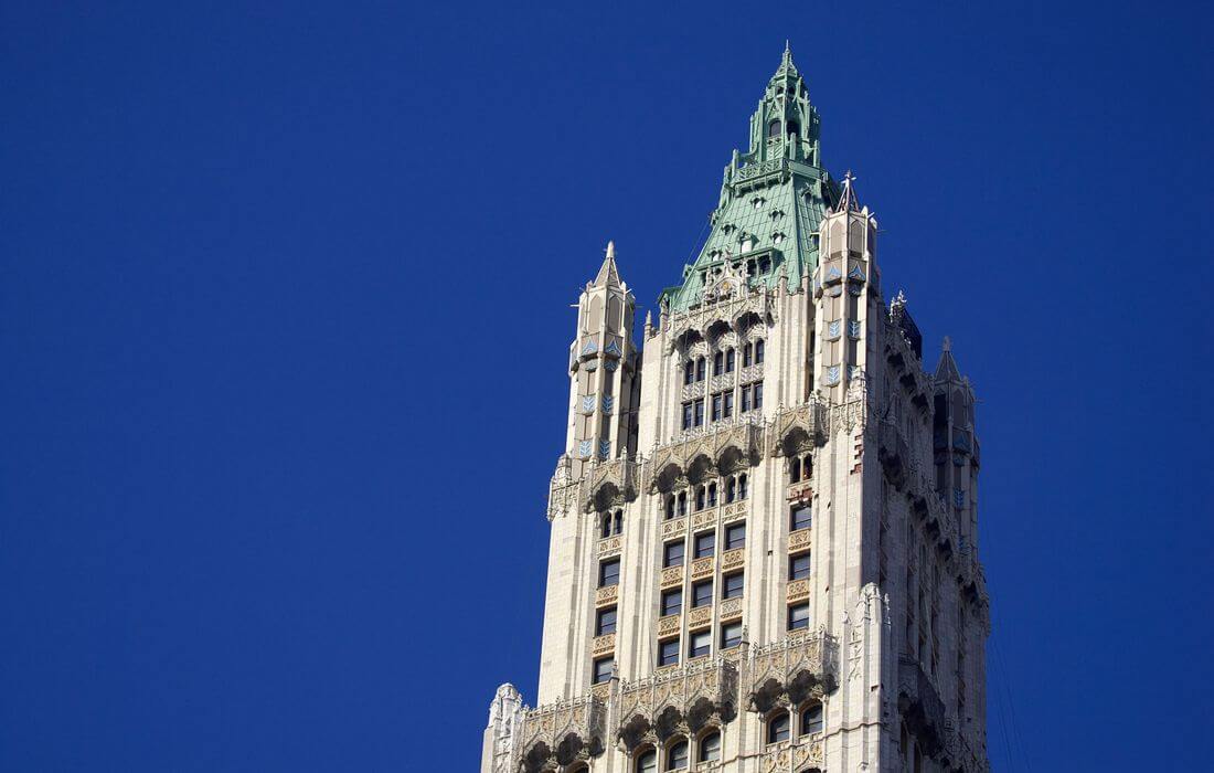 Photo of the tower of Woolworth Building - American Butler
