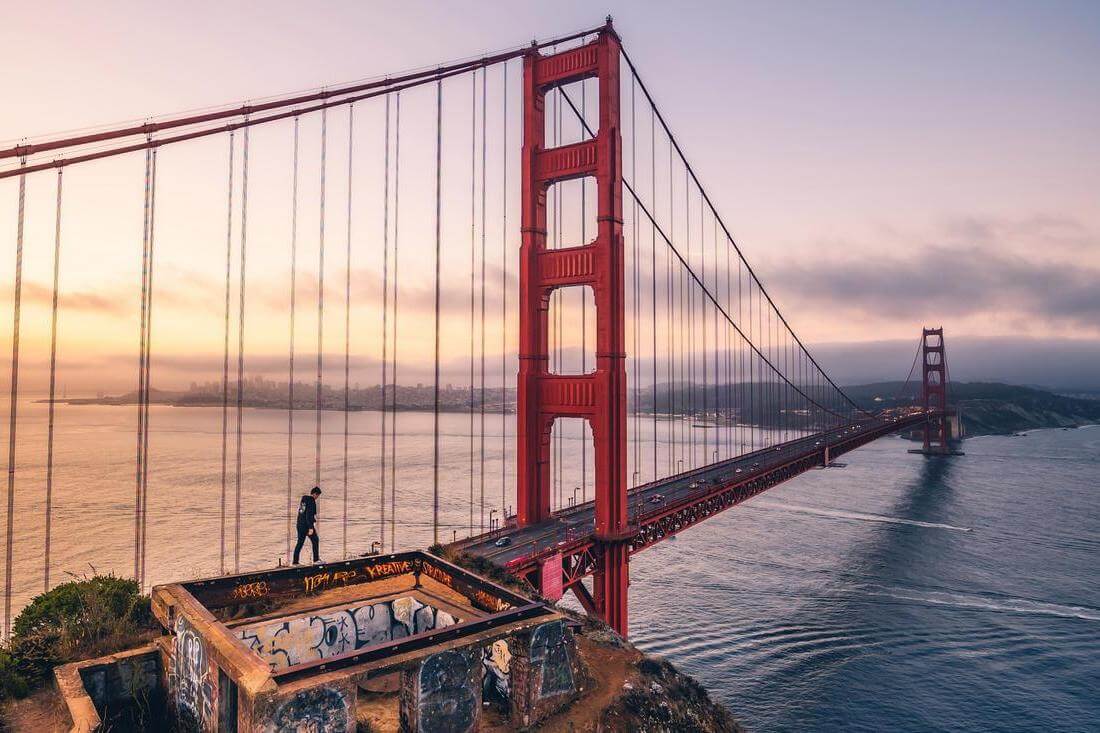 Мост Золотые Ворота (Golden Gate Bridge) — главная достопримечательность Сан-Франциско — American Butler