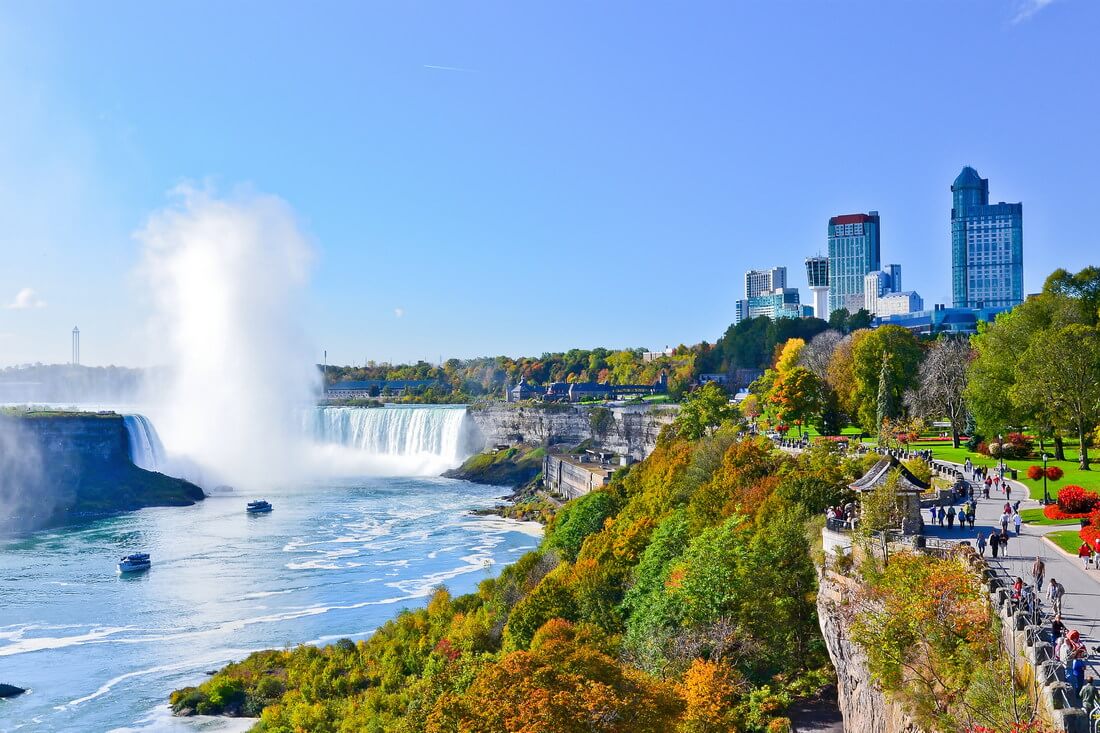 Niagara Falls — город с водопадами — American Butler