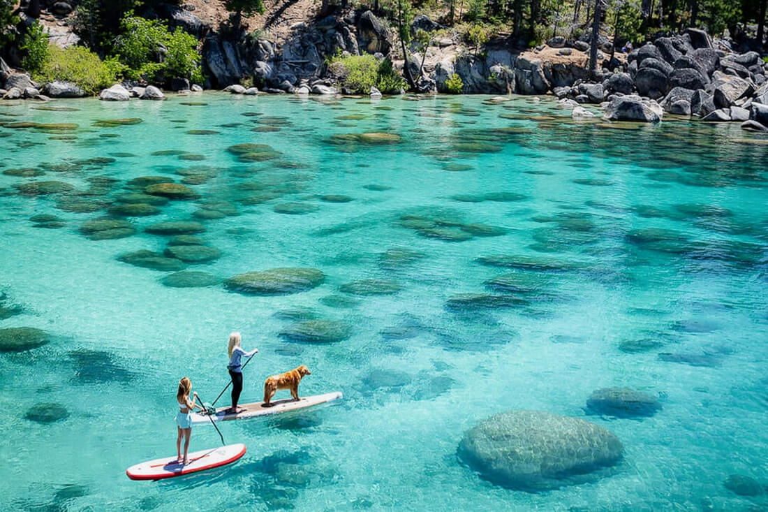Photo of tourists on Lake Tahoe — American Butler