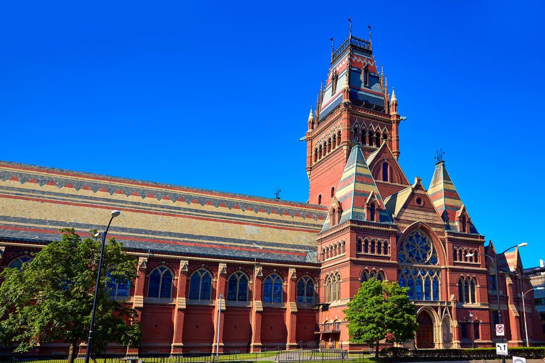 USA universities — Harvard University campus photo in Boston — American Butler
