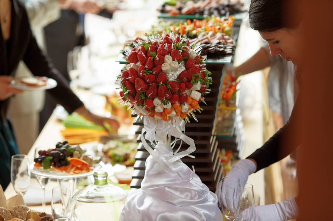 Catering in Miami — photo of the waiter at the event — American Butler