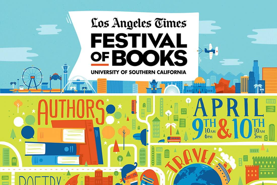 Los Angeles Times Festival of Books — фото вывески с книжной выставки — American Butler