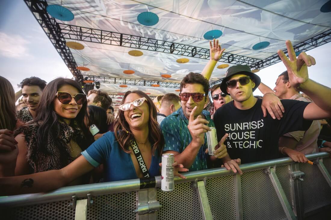 Photos of visitors to the CRSSD festival in San Diego — American Butler