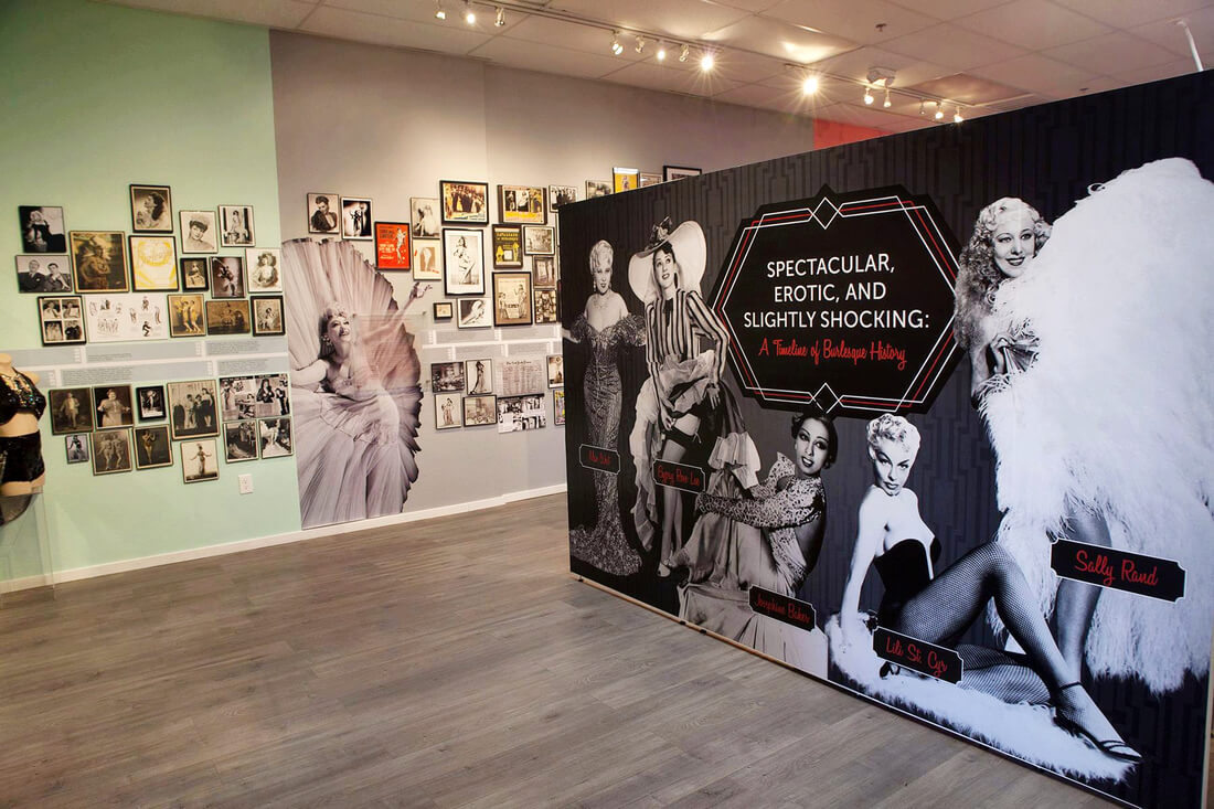 Photo and Costume Stand at the Las Vegas Burlesque Hall of Fame — American Butler