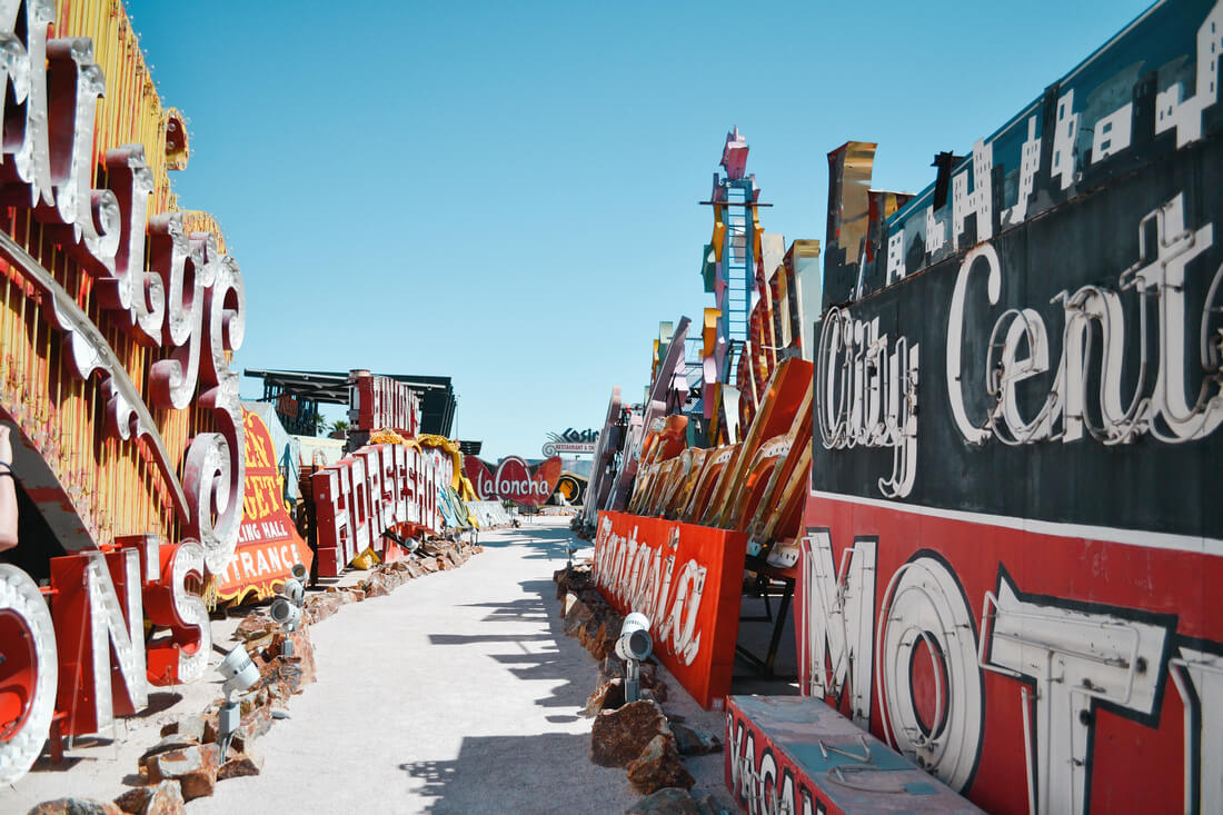 Photo exhibition at the Neon Museum in Las Vegas - American Butler