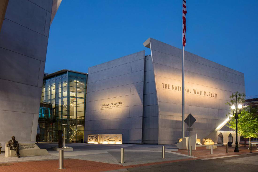 Photo of the building of The National WWII Museum in New Orleans - American Butler