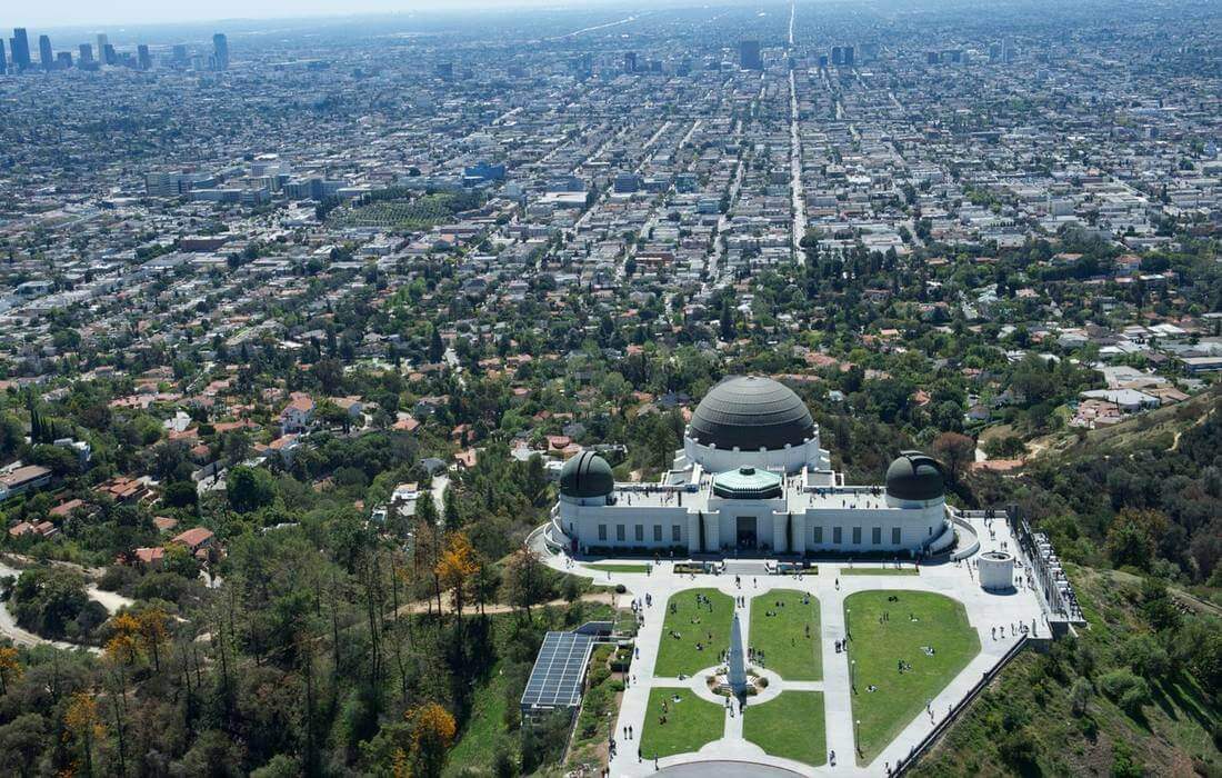 Фото Гриффит-Парка с высоты, Калифорния - American Butler