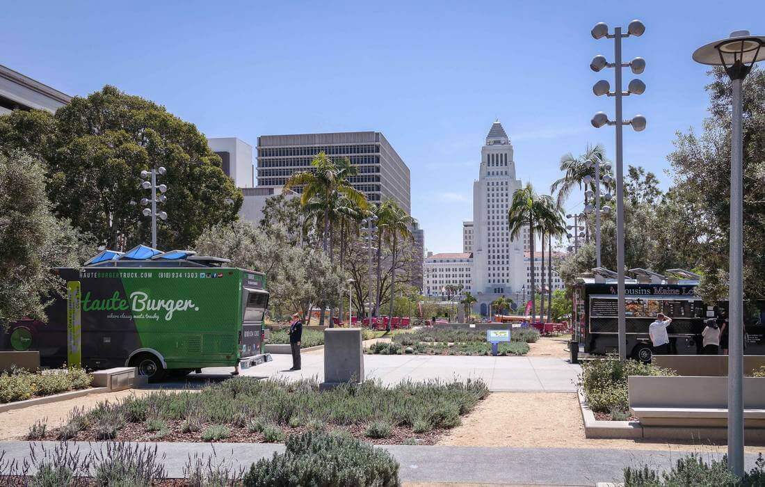 Photo of Grand Park Square in Los Angeles - American Butler
