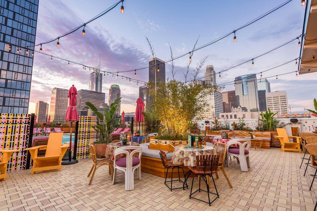 Photo of one of the restaurants in Los Angeles overlooking Downtown - American Butler