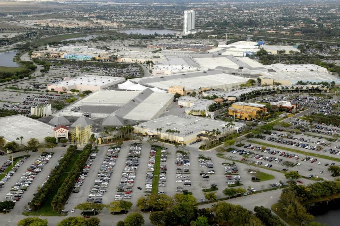 Top view photo of Sawgrass Mills, Sunrise — American Butler