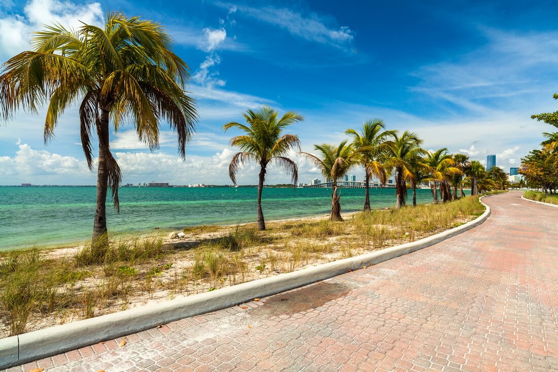 Фото прогулочных дорожек в парке Крэндон на острове Ки-Бискейн во Флориде — American Butler