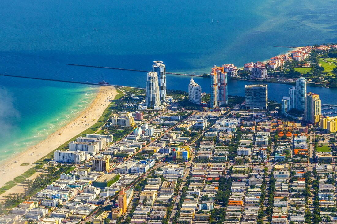 Miami Beach, South Beach, Florida — районы и пригороды Майами — American Butler