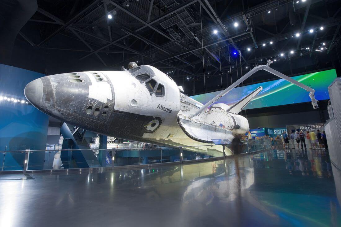 Florida State Attractions — Photo of the Space Shuttle at Kennedy Space Center — American Butler
