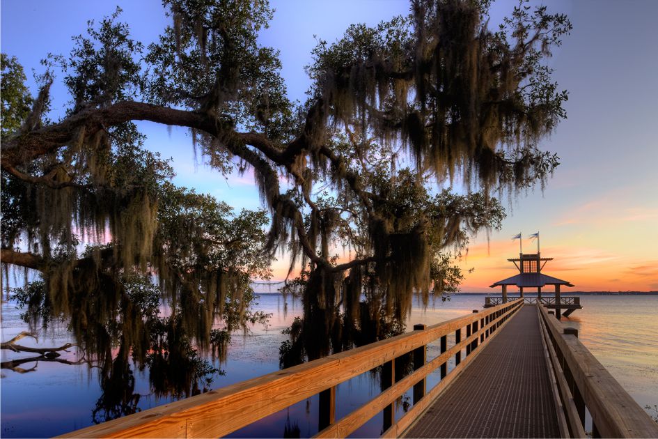 Photo of the river in Jacksonville in the USA