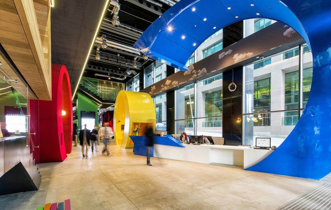 Внутренние помещения офиса Google в США — American Butler