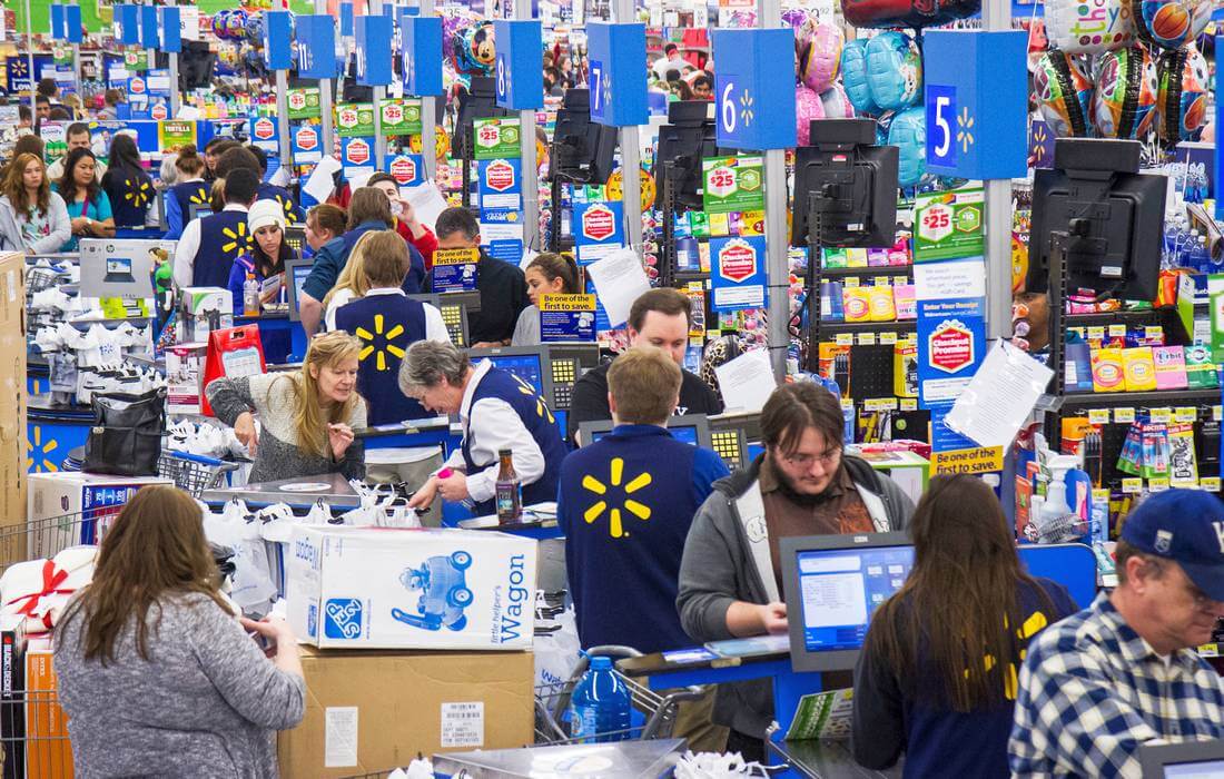 Walmart — один из самых дешевых супермаркетов Америки — фото American Butler