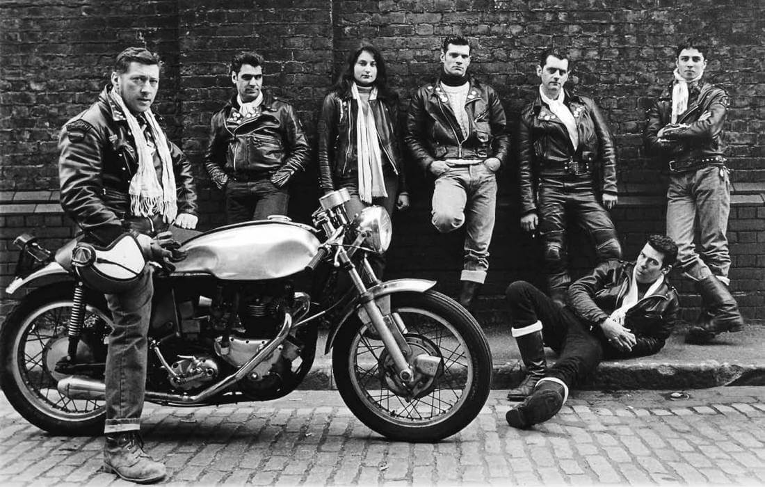 Photo of the first bikers in the USA - subcultures in America - American Butler