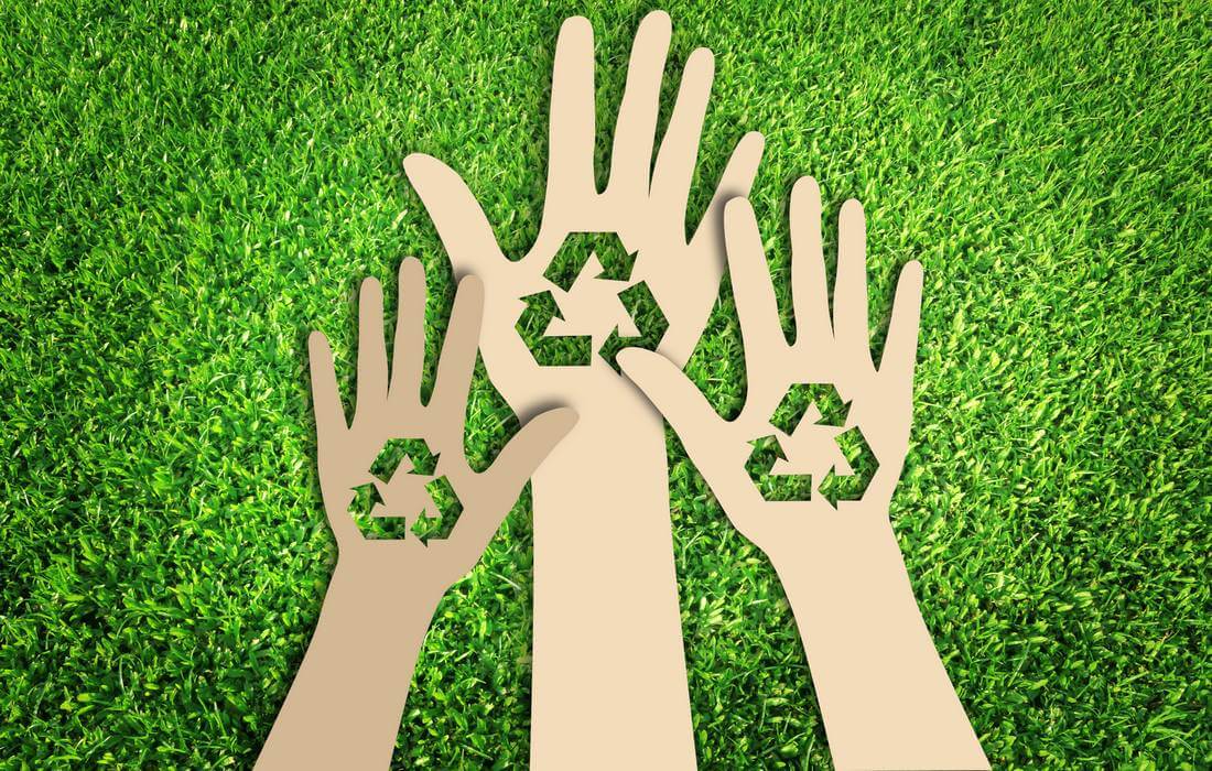 Сбор и переработка мусора в США — фото символа чистоты и чистой экологии — American Butler