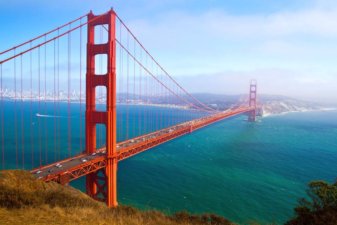 San Francisco Golden Gate bridge photo — 10 Important tips for US tourists — American Butler