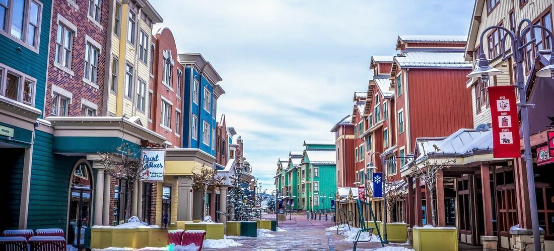 Photo of a ski city in the USA — Park City, Utah — American Butler